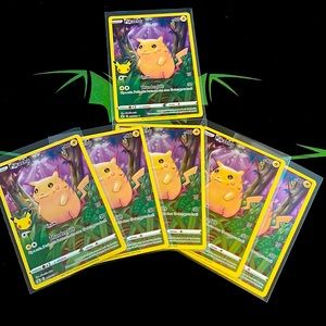 Pikachu Celebrations Holo Rare